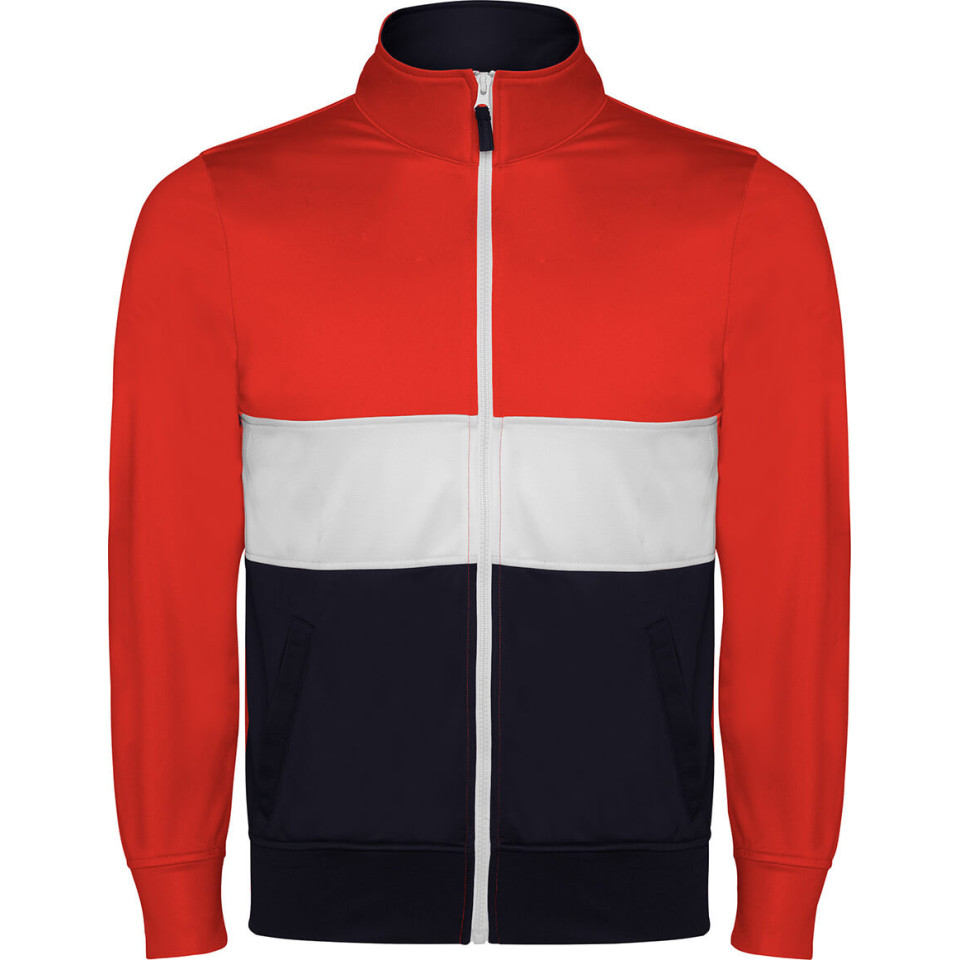 Chándal de Poliéster Tricolor con Chaqueta y Pantalón para Niño