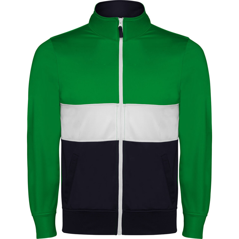 Chándal de Poliéster Tricolor con Chaqueta y Pantalón para Niño