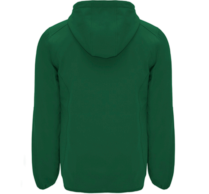 Chaqueta con Cremallera y Capucha de Poliéster para Hombre