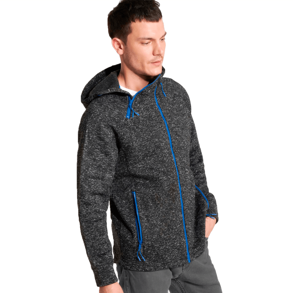 Sudadera jaspeada personalizada