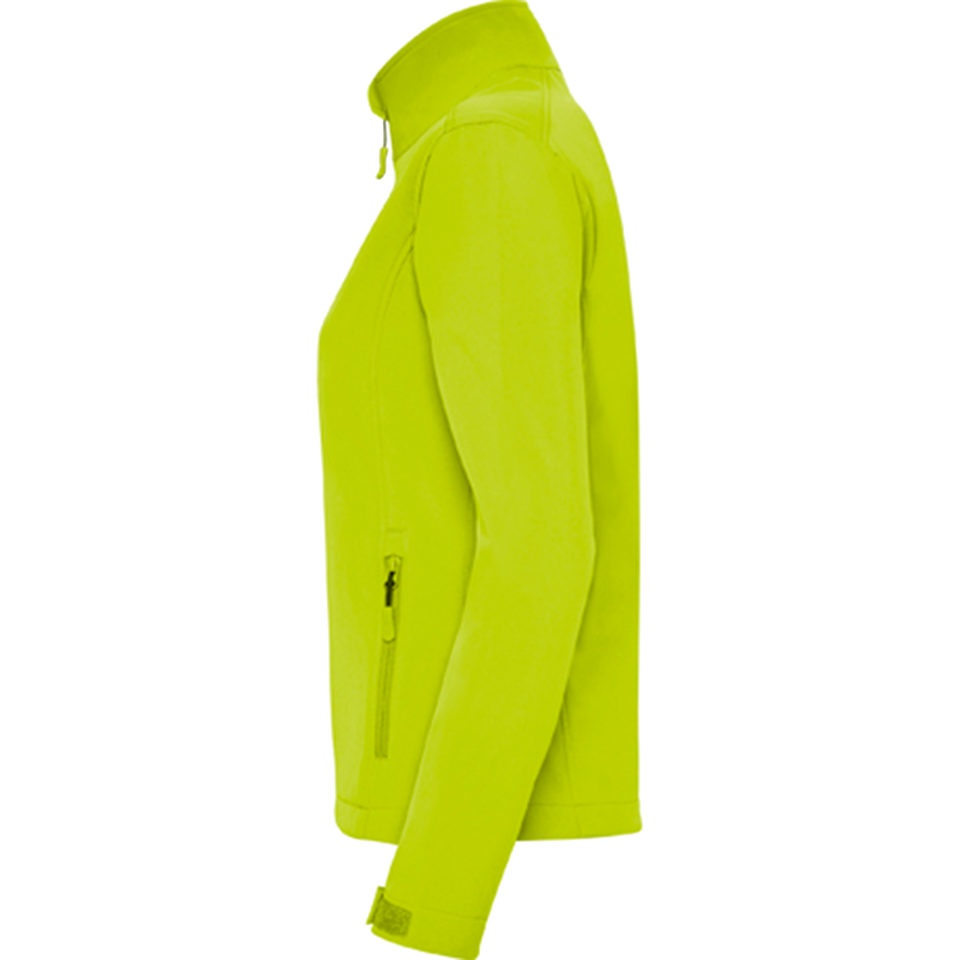 Softshell mujer 2 capas cremalleras al tono personalizado