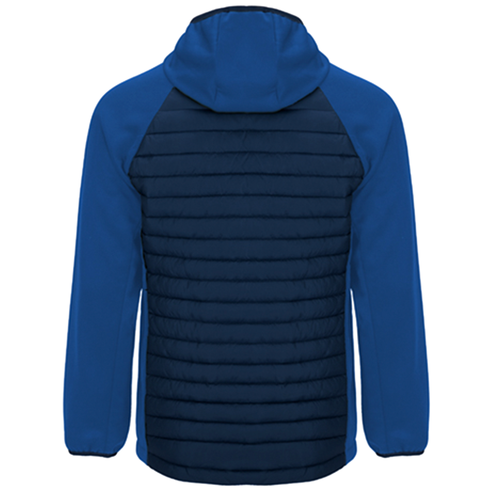 Chaqueta plumón bicolor personalizada