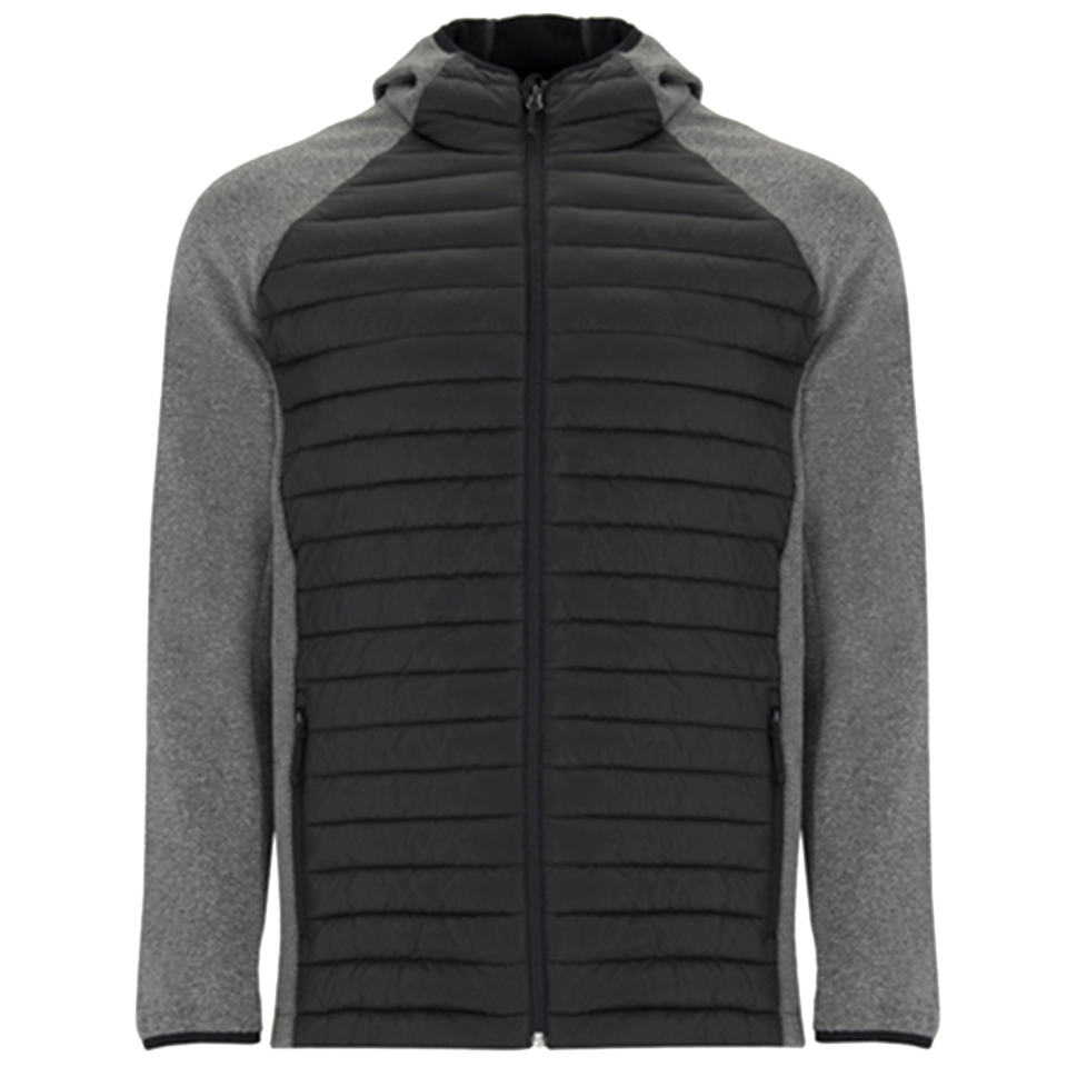 Chaqueta plumón bicolor personalizada