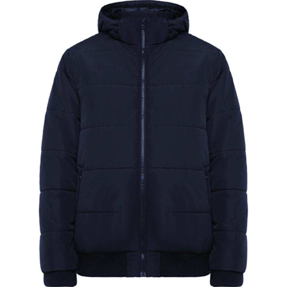 Chaqueta acolchada repelente al agua personalizada