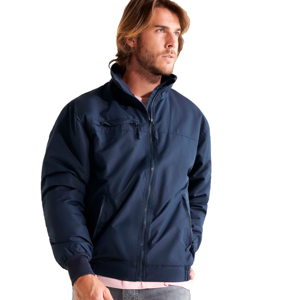 Chaqueta impermeable acolchada personalizada
