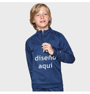 Sudaderas con Media Cremallera para Niño