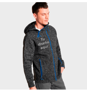 Sudadera jaspeada personalizada