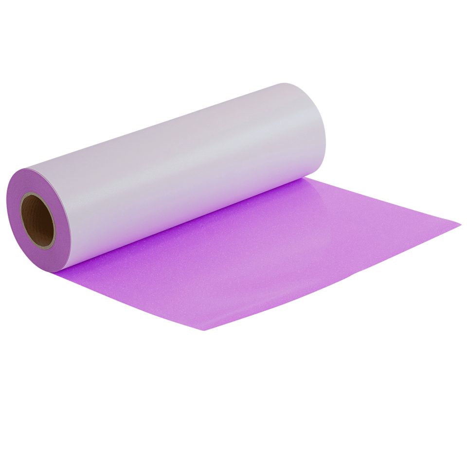 Vinilo termoadhesivo GLITTER COLORES NEÓN Stahls bobina 50 cm ancho