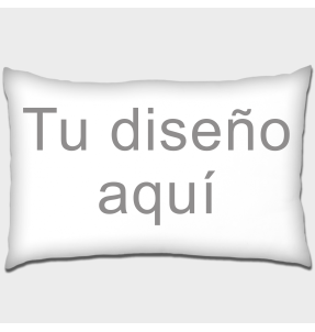 Cojín rectangular personalizado por delante