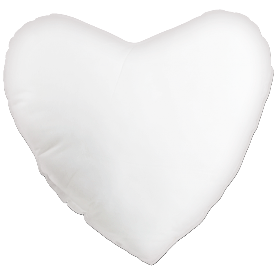 Cojín corazón personalizado por delante