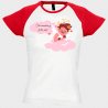 Camiseta mujer para San Valentín diseño cupido personalizable