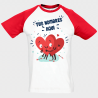 Camiseta unisex para San Valentín diseño corazones abrazándose personalizable
