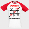 Camiseta unisex para San Valentín diseño match personalizable