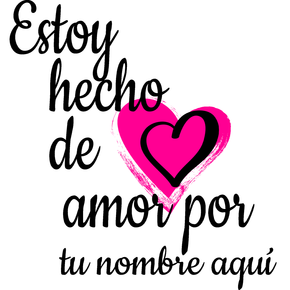 Cojín tacto cuero para San Valentín diseño hecho de amor personalizable