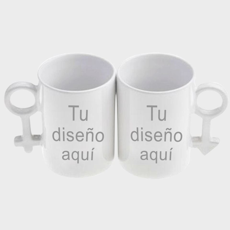 Taza de cerámica parejas personalizable