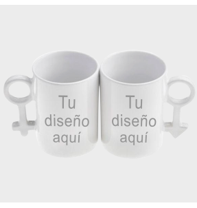 Taza de cerámica parejas personalizable