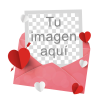 Cojín tacto cuero para San Valentín diseño sobre personalizable