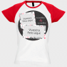 Camiseta mujer para San Valentín diseño polaroids personalizable