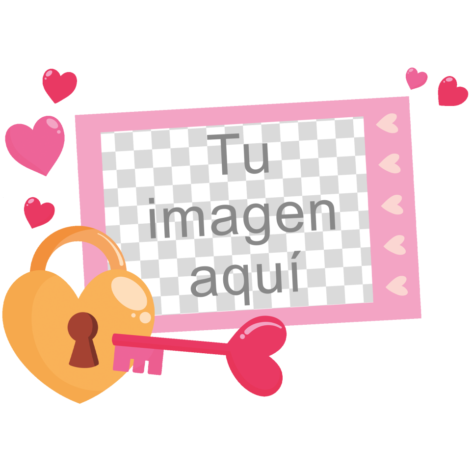 Taza corazón para San Valentín diseño candado personalizable