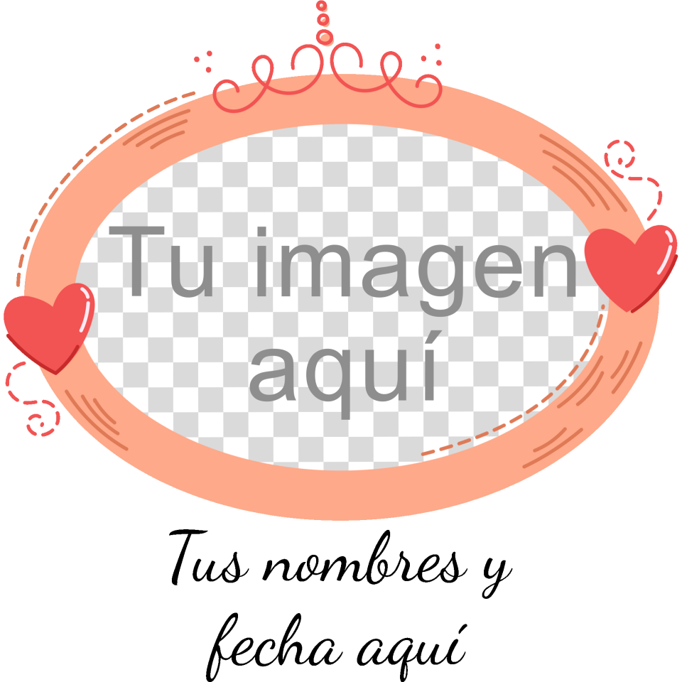 Bloc de notas para San Valentín diseño óvalo personalizable