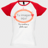 Camiseta mujer para San Valentín diseño óvalo personalizable
