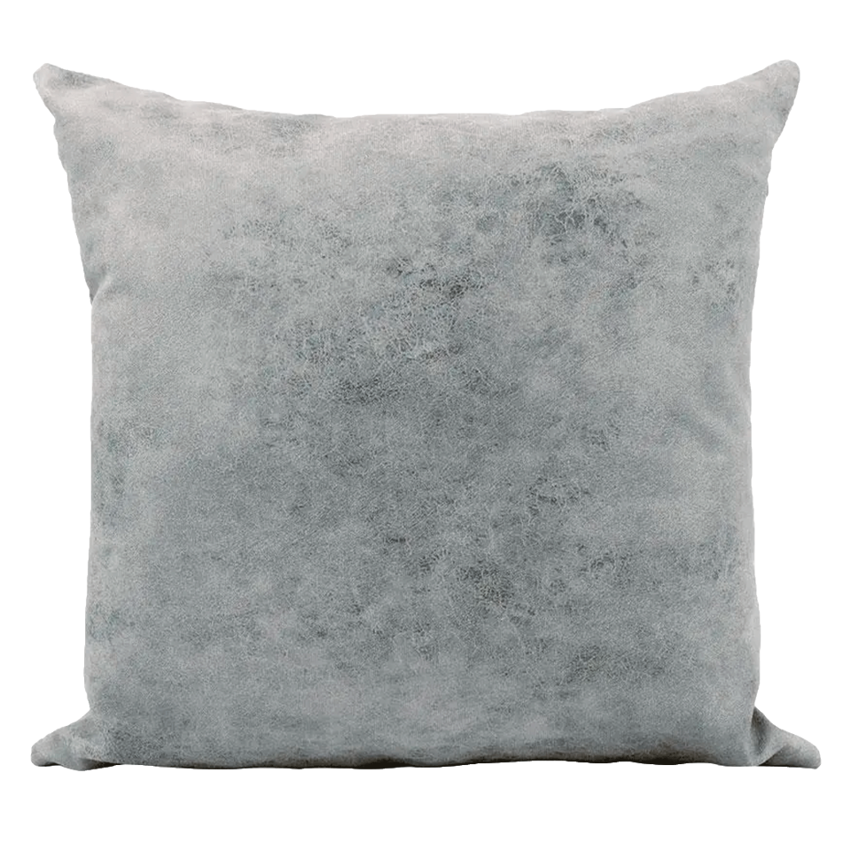 Cojín cuadrado tacto cuero personalizable