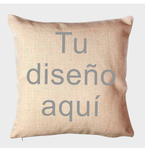 Cojín lino personalizado ambas caras