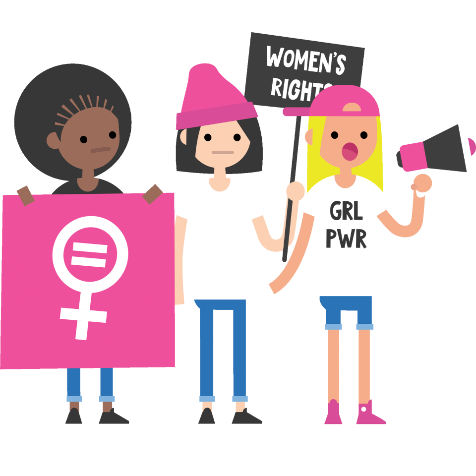 Bidón termo para el día de la mujer diseño Amigas