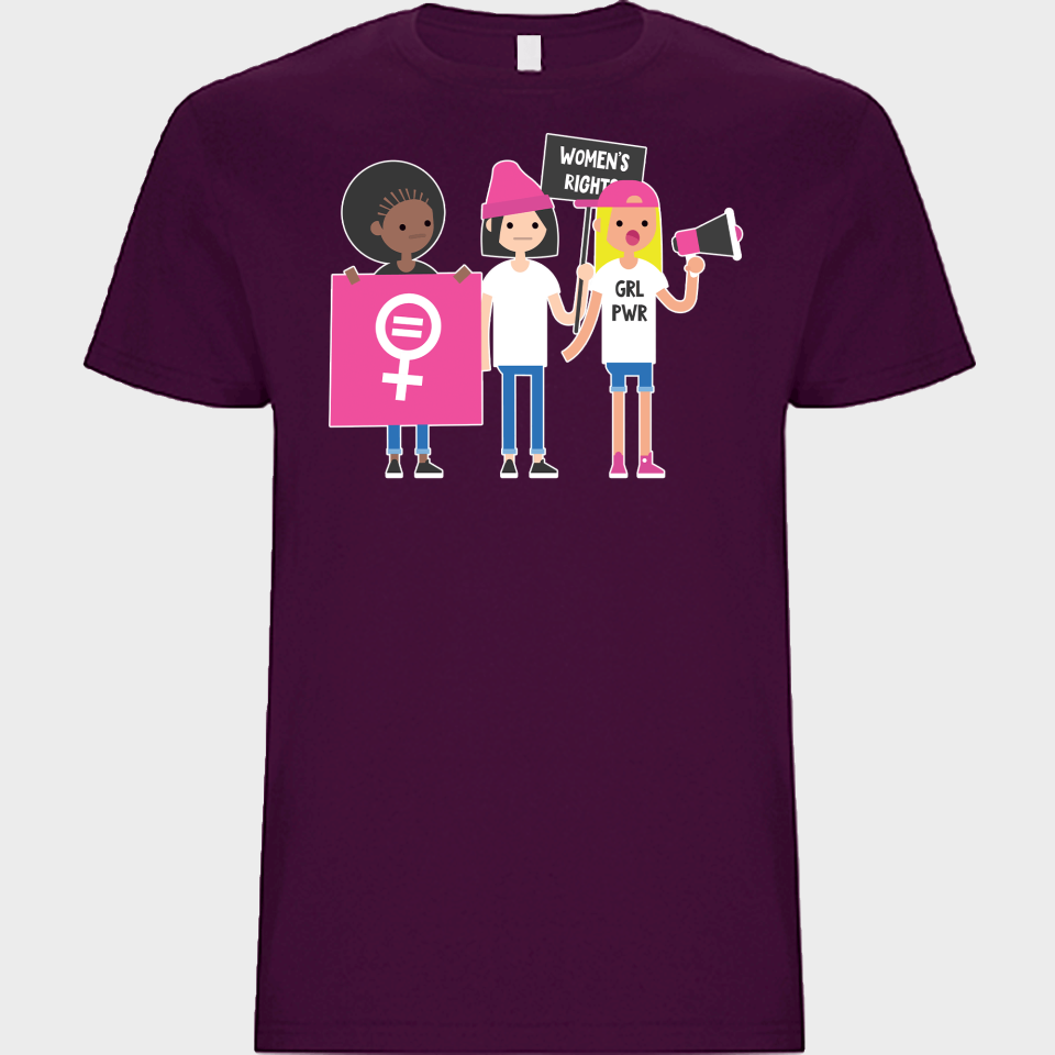 Camiseta unisex para el día de la mujer diseño Amigas