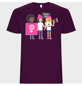 Camiseta unisex para el día de la mujer diseño Amigas