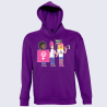 Sudadera con capucha para el día de la mujer diseño Amigas
