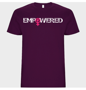 Camiseta unisex para el día de la mujer diseño Empowered