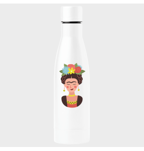 Bidón termo para el día de la mujer diseño Frida