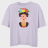 Camiseta oversize mujer para el día de la mujer diseño Frida