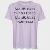 Camiseta oversize hombre para el día de la mujer diseño Las Mujeres Ya No Lloran Las Mujeres Facturan