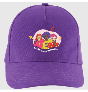 Gorra para el día de la mujer diseño Ellas Harán Historia