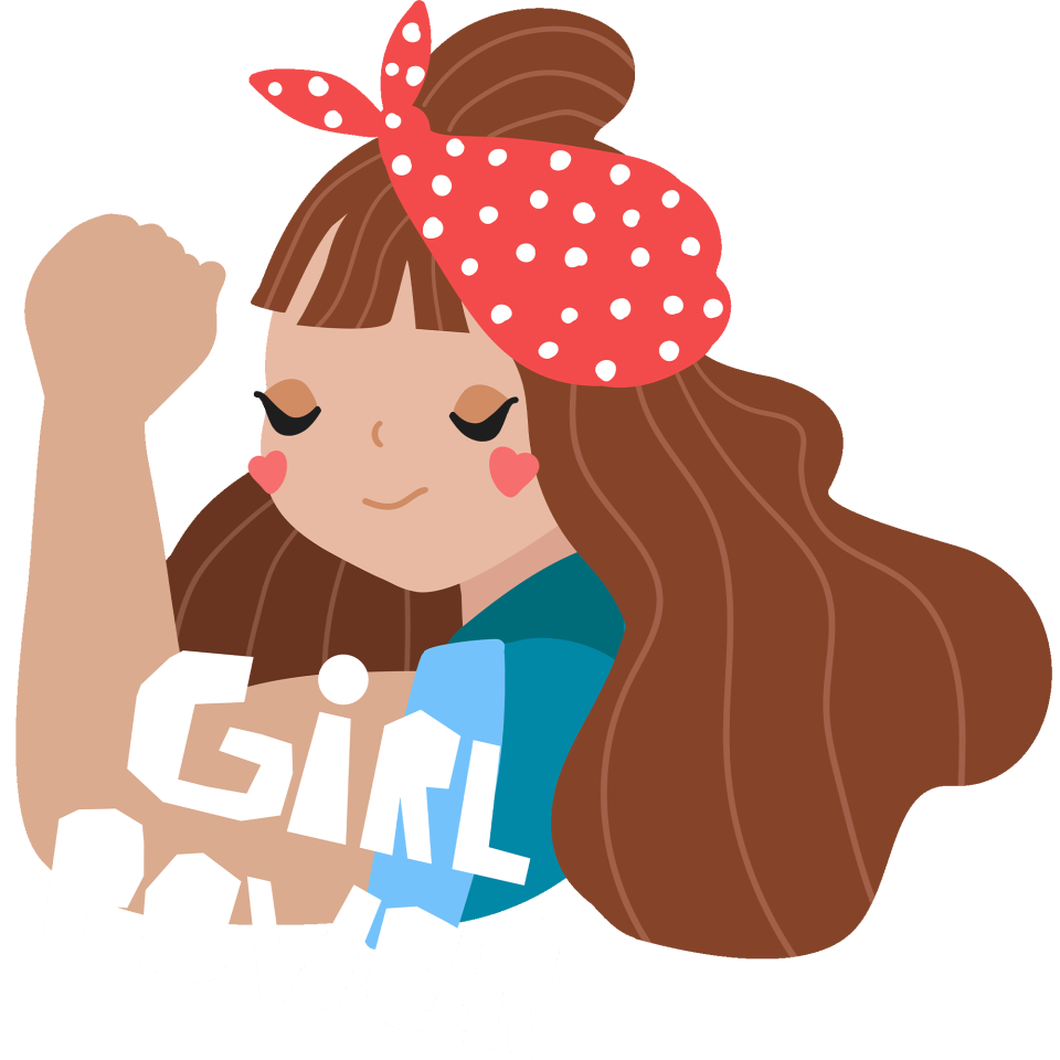 Gorra para el día de la mujer diseño Girl Power