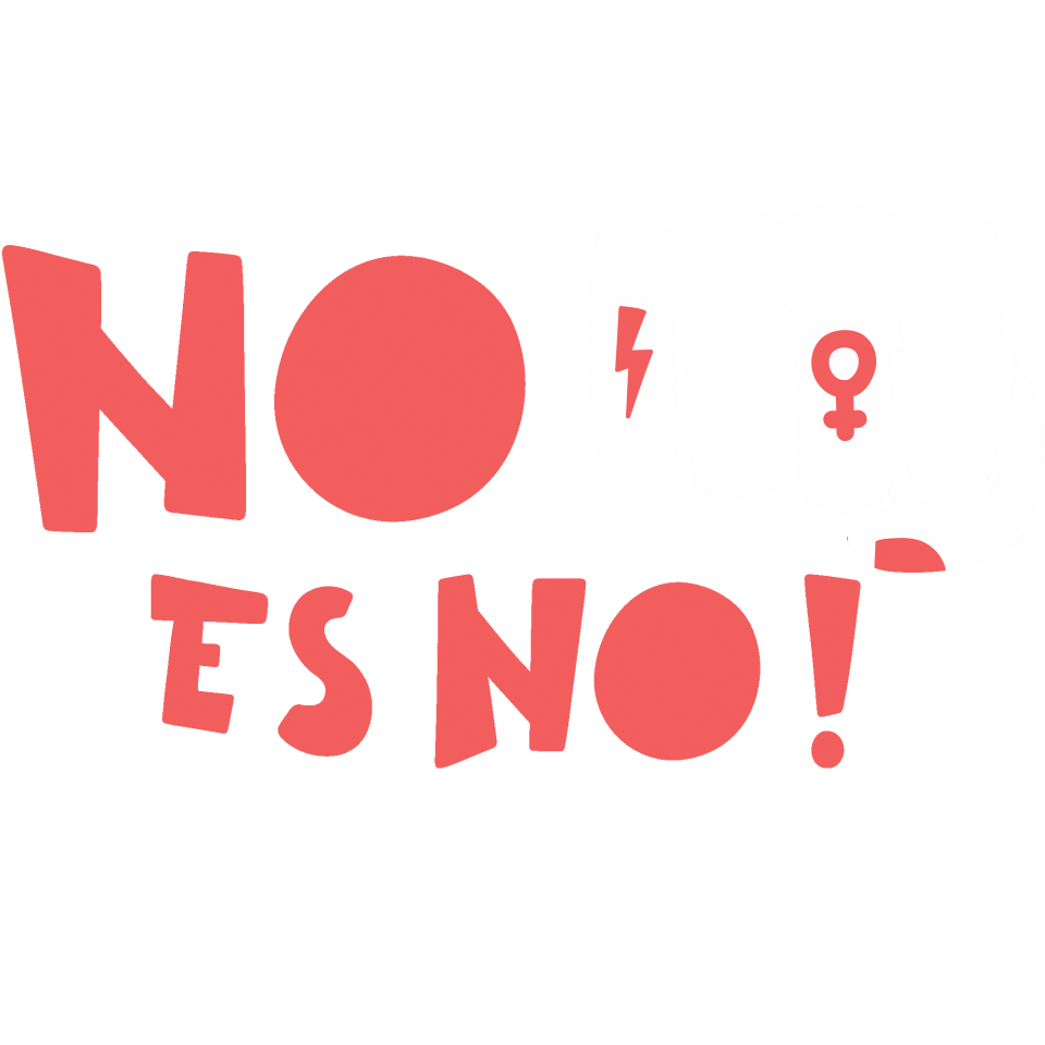 Tote bag para el día de la mujer diseño No Es No