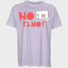 Camiseta oversize hombre para el día de la mujer diseño No Es No