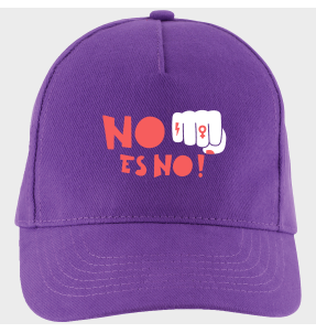 Gorra para el día de la mujer diseño No Es No