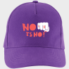 Gorra para el día de la mujer diseño No Es No