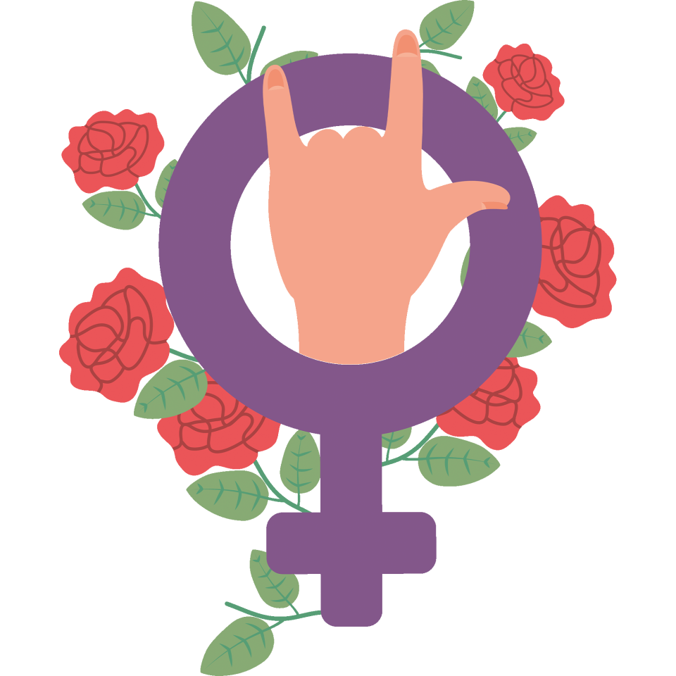 Camiseta oversize hombre para el día de la mujer diseño Rosas