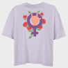 Camiseta oversize mujer para el día de la mujer diseño Rosas
