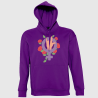 Sudadera con capucha para el día de la mujer diseño Rosas