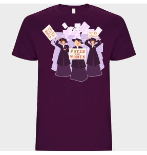 Camiseta unisex para el día de la mujer diseño Vote