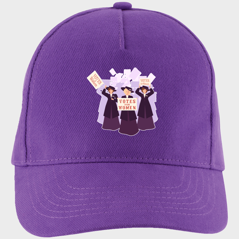 Gorra para el día de la mujer diseño Vote