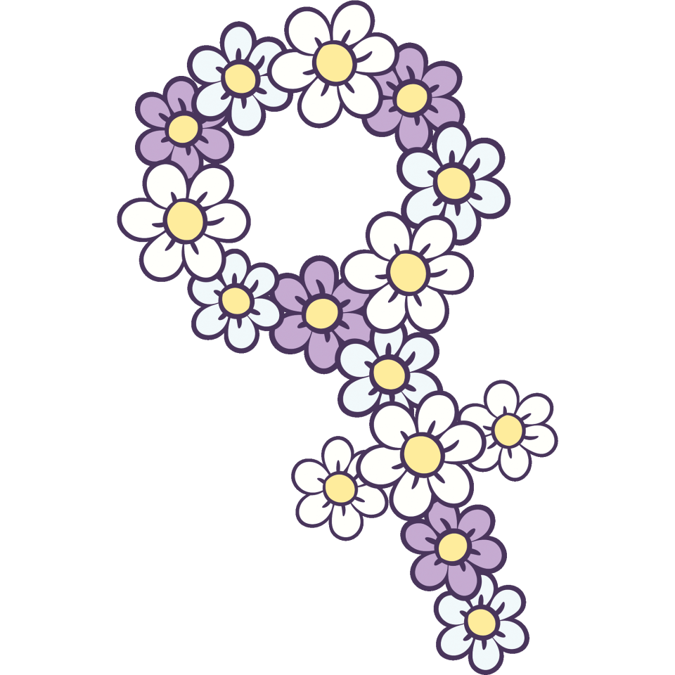 Bidón termo para el día de la mujer diseño Flores