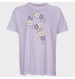 Camiseta oversize hombre para el día de la mujer diseño Flores