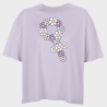 Camiseta oversize mujer para el día de la mujer diseño Flores