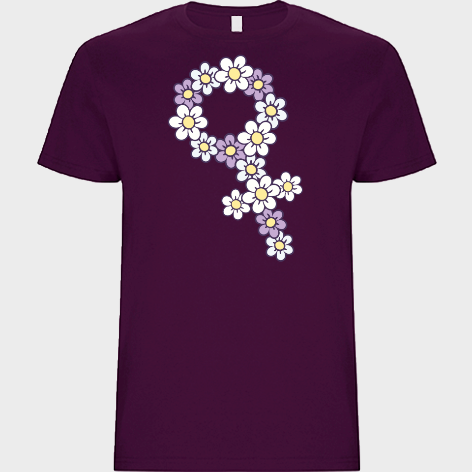 Camiseta unisex para el día de la mujer diseño Flores